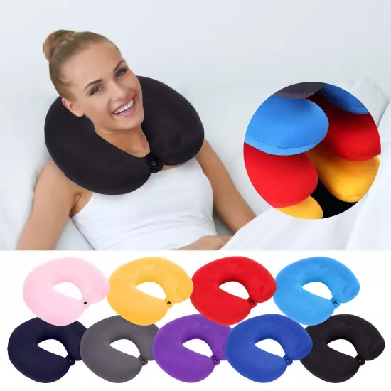 U-shaped Pillow Head Rest Neck Support Neck Pillow Travel Foam Pillow Memory US