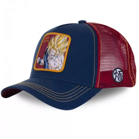 Anime Manga Dragon Ball Z Cartoon Mesh Snapback Trucker Fisher Baseball Cap Hat