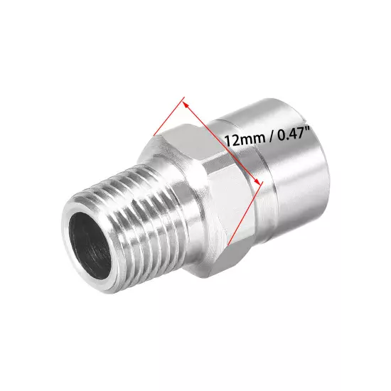 Flat Fan Spray Tip - 1/8BSPT Nozzle - 95 Degree 1.1mm Orifice Diameter - 2 Pcs