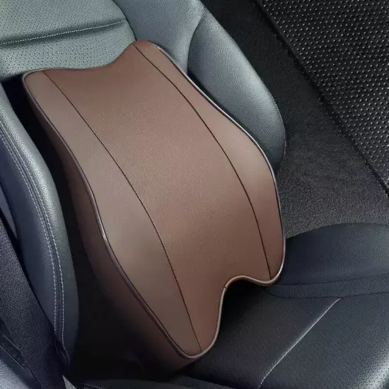 Car Pillow Headrest Neck Rest Head Support Cushion Car Breathable Lumbar Pillow