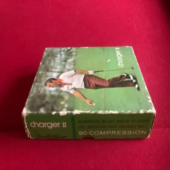 1973, Arnold Palmer, "Un-Opened" Sleeve "Charger II" Golf Balls (Scarce/Vintage)