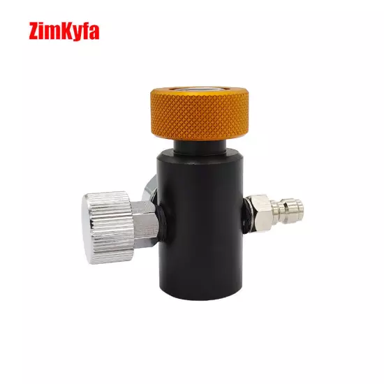 CO2 Adapter Air Regulator Fill Station Remote On Off 3000psi Gauge