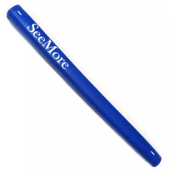 NEW SeeMore Pure Blue/White Pistol Putter Grip