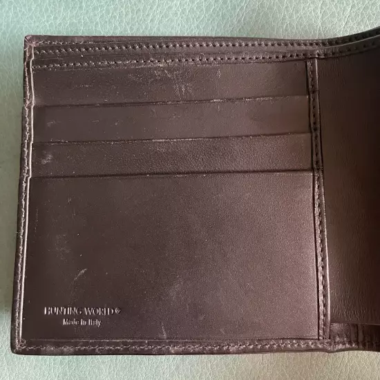 Vintage Hunting World Bifold Wallet