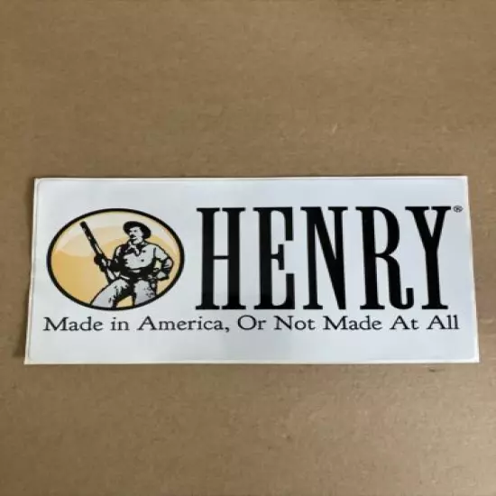 Firearms Stickers: Henry (last One)