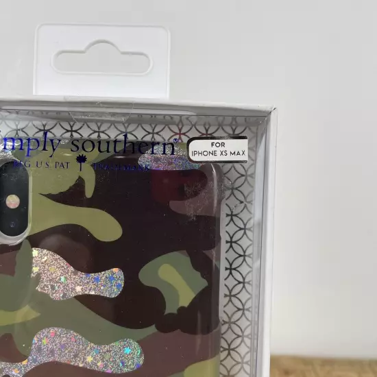 Simply Southern Turtle Sparkle Camo Phone Case for iPhone XS Max New in Package