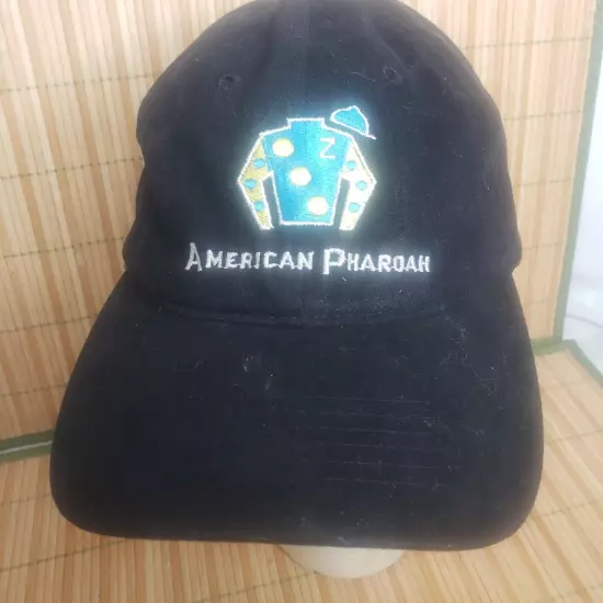 American Pharoah Hat Triple Crown Champion Cap 2015 Jockey Thoroughbred Racing