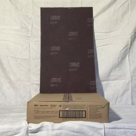 3M Scotch-Brite SPP 14 Inch x 28 Inch Maroon New Old Stock (10 PER CASE)