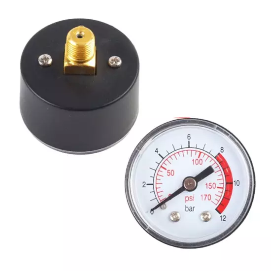 Accurate Measurement Tool for Air Pressure in Compressors 0 170 PSI 0 12 Bar