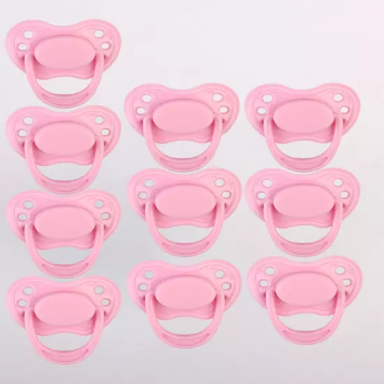 10x Newborn Personalized Pacifiers Magnetic Soother Dummy for Reborn Dolls DIY