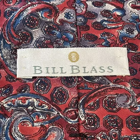 Bill Blass, Red, Blue, Men’s Neck Tie