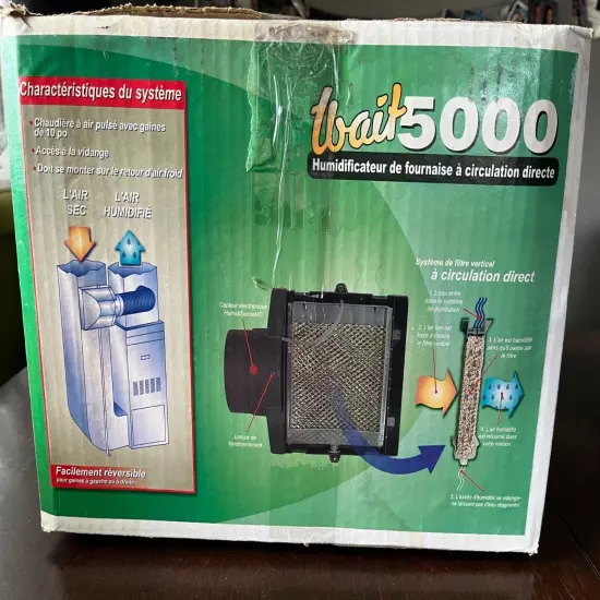 Air King Flow-Through 12 Gallon FURNACE HUMIDIFIER Kit Model 5000 Canada