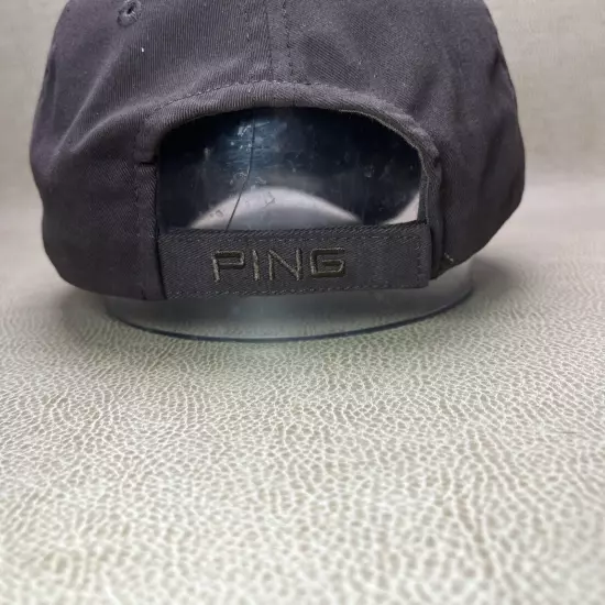 Vintage Ping Golf Hat Cap Rare Mister Pingman Logo Adjustable USED