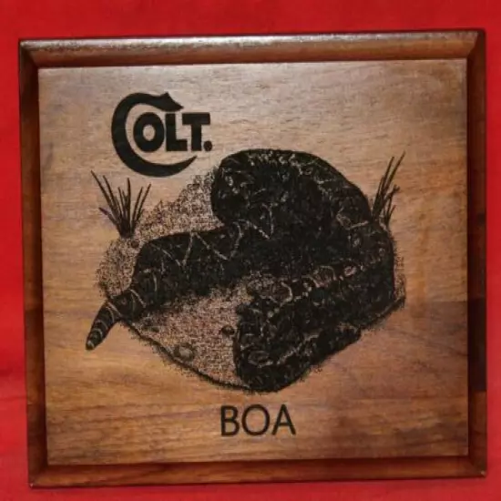 Colt Firearms Boa Plaque 