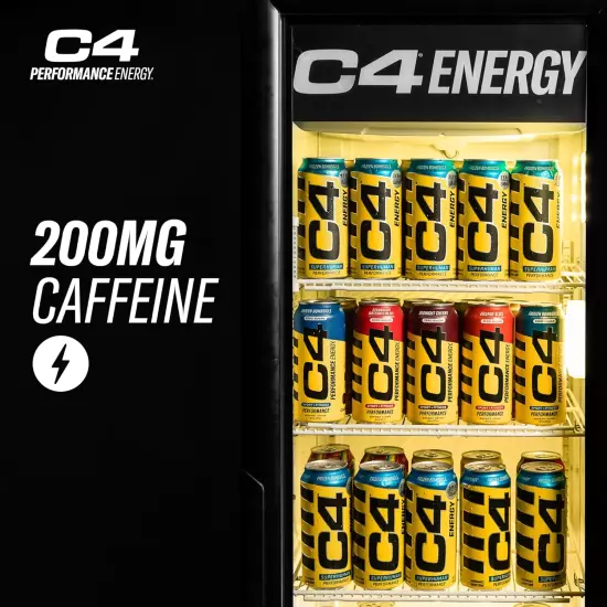 C4 Original Sugar Free Energy Drink 16Oz (Pack of 12) | Cherry Limeade | Pre Wo