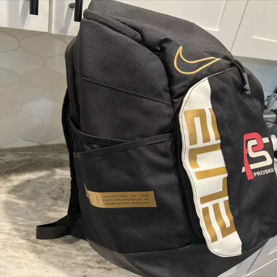 NIKE HOOPS ELITE Pro Basketball Backpack Black/Gold