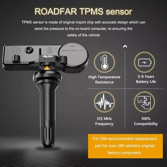 Tire Presure Sensor 315MHz Tire Pressure Monitoring System Sensor (TPMS) Tools