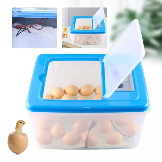 32 Egg Incubator Hatcher Digital Poultry Bird Chicken Incubator for Hatching Egg