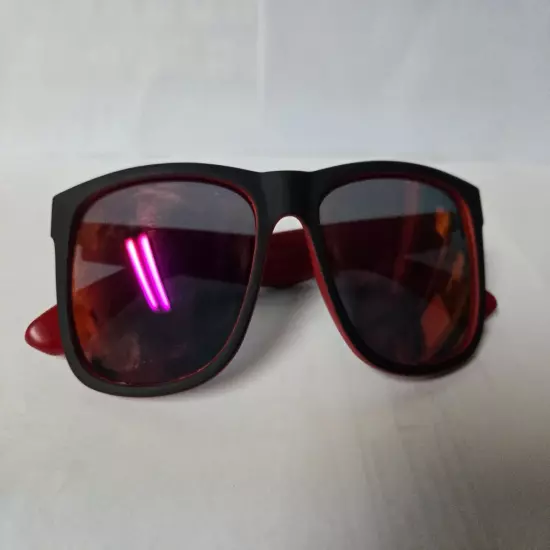 Panama Jack Sunglasses, Red/Black, Square, Clean