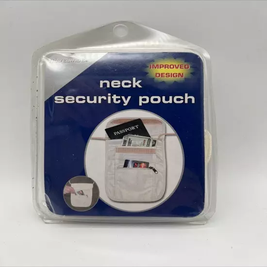 NEW Pocket Neck Pouch Security Wearable Accessory For Travel For Passport Etc