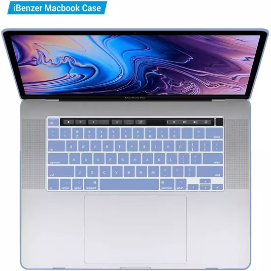 IBENZER Hard Shell Case for 2020 2019 MacBook Pro 16-inch A2141 + Keyboard Cover