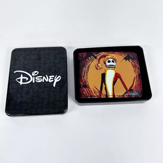 NEW Nightmare Before Christmas Jack Skellington Santa Halloween Wallet Bifold