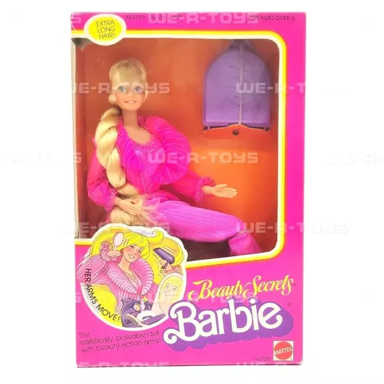 Barbie Beauty Secrets Doll Arms Move Poseable 1979 Mattel #1290 NRFB (2)