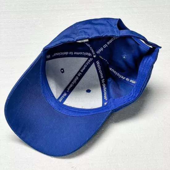 Culver's Employee Cap Hat Men's One Size Blue Butter Burgers Strapback