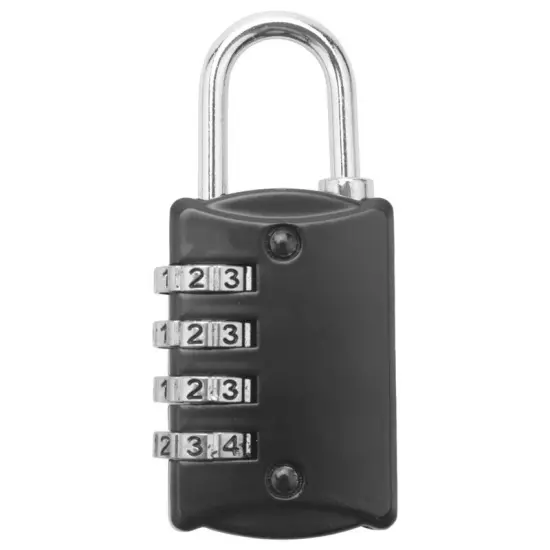 Combination-Padlock 4-Digit-Gym-Locker-Lock - 4 PCS Resettable Combo Lock2637