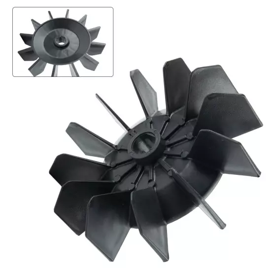 Air Compressor Accessories Fan Blade 1pcs 211mm 5P Black Engineering Plastic