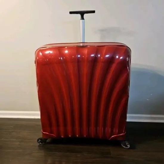 Samsonite Black Label Cosmolite 3.0 34" Extra Large XL Spinner Check Luggage Red