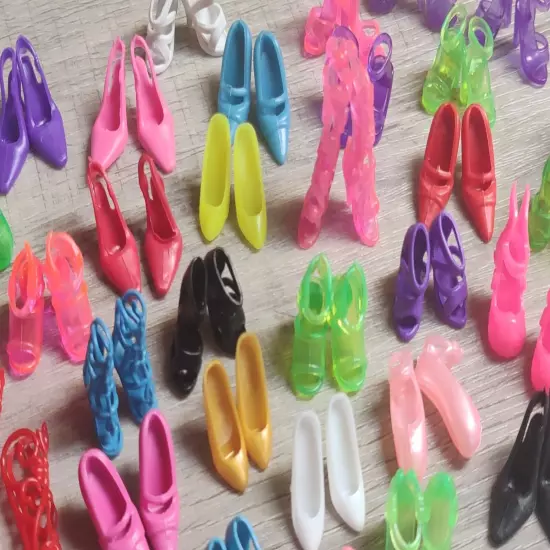 20 pairs of Mix Lot Fashion Doll Shoes