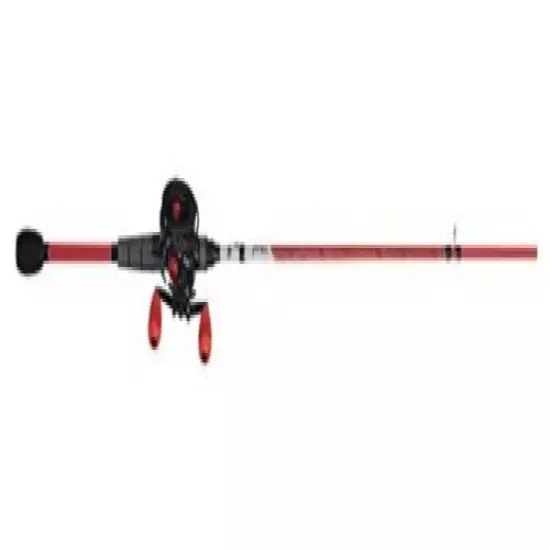 Abu Garcia Black Max & Max X Low Profile Baitcast Reel and Fishing Rod Combo