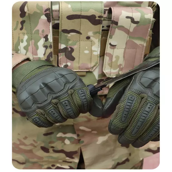 US Army Military Men's Tactical gloves Touch screen windproof full finger gloves