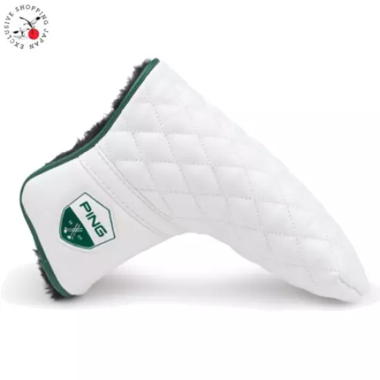 PING Heritage Blade Putter Cover 2022 White Green Head Cover Masters Limited ED