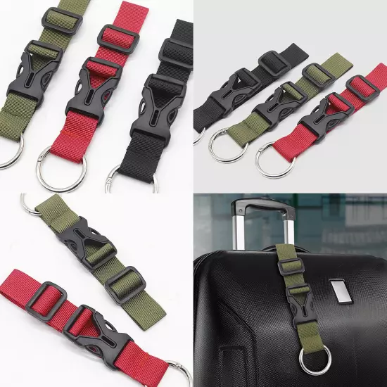 Luggage Straps Tie Belt Travel Suitcase Luggage Baggage Adjustable Loop Buckle