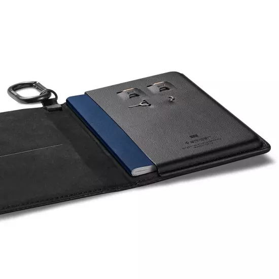 Spigen Passport Holder with RFID Blocking Technology and sim card ejector tool