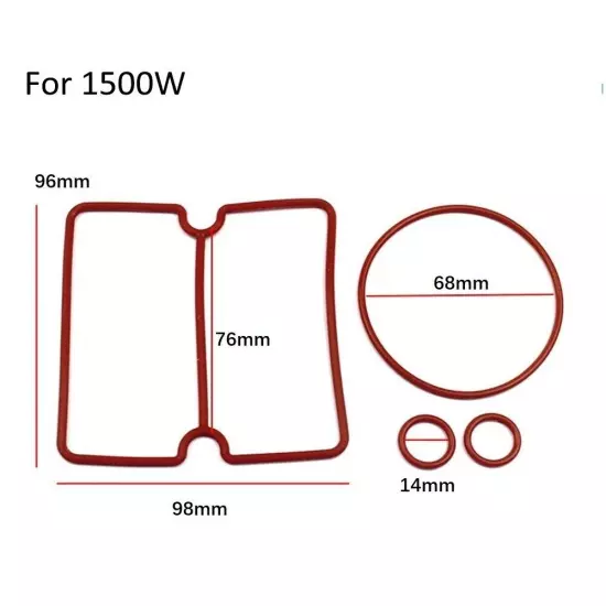 4Pcs Nitrile Rubber Sealing Ring For Oil Air Compressor Cylinder Head Seal