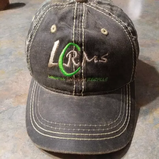 LCRMS landfill energy recycle Hat Mossy Oak Camo Vented Hook & Loop Adjustable