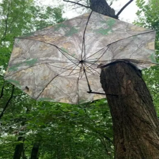 Treestand Blind Hunting Camping Umbrella Camouflage Sun Shade screen NEW