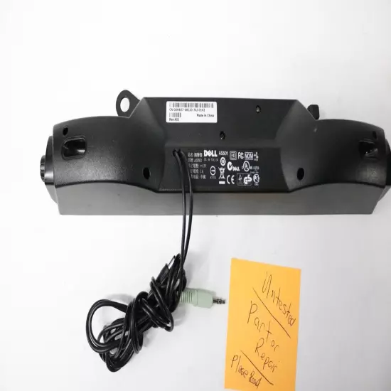 Dell AS501 Sound Bar PC Speaker Computer Monitor Mount - UNTESTED *READ PLEASE*