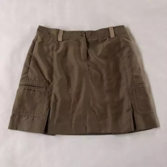 IZOD Performance X Women’s Golf Tennis Skirt Skort Pockets in Tan, Size 2. NEW