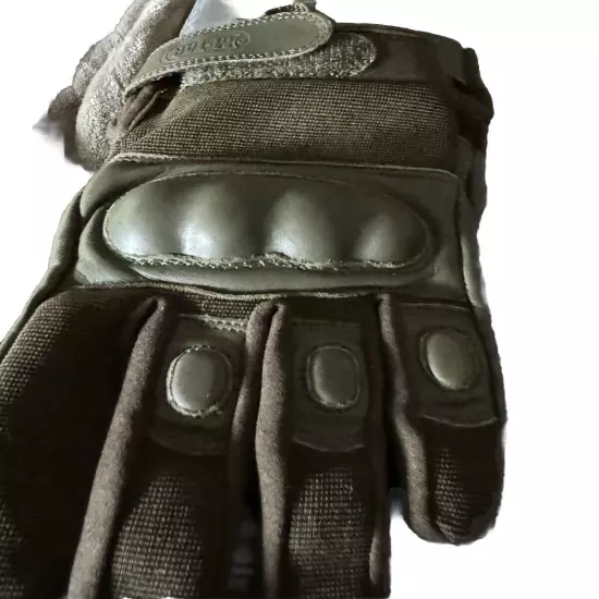 M Tac Tactical Gloves Olive Green Med Full Finger