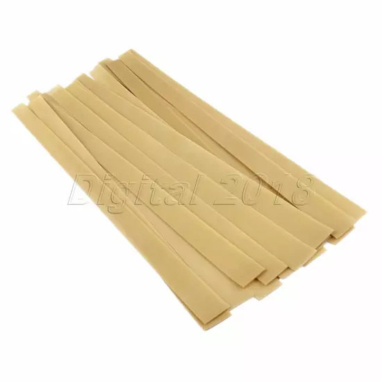 20pcs Super Strong Golden Flat Rubber Band For Slingshot Catapult Replace Acc.