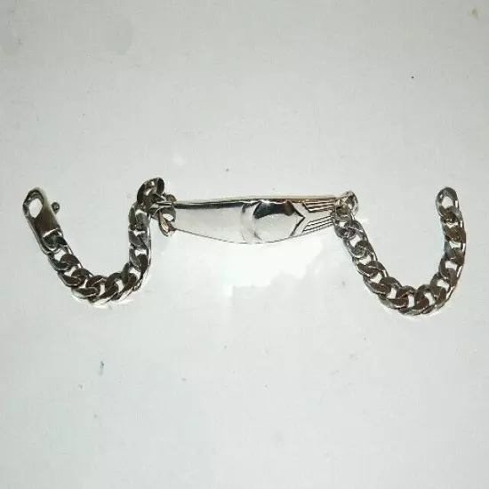 Cuban Chain Bracelet in Sterling Silver 925/ 1000 Length Cm. 19.5 Weight 17.5 g