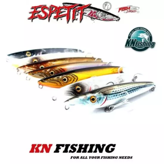 FISHUS LURENZO ESPETIT 125mm 21gr Hard Minnow Lures Topwater Spinning Bass