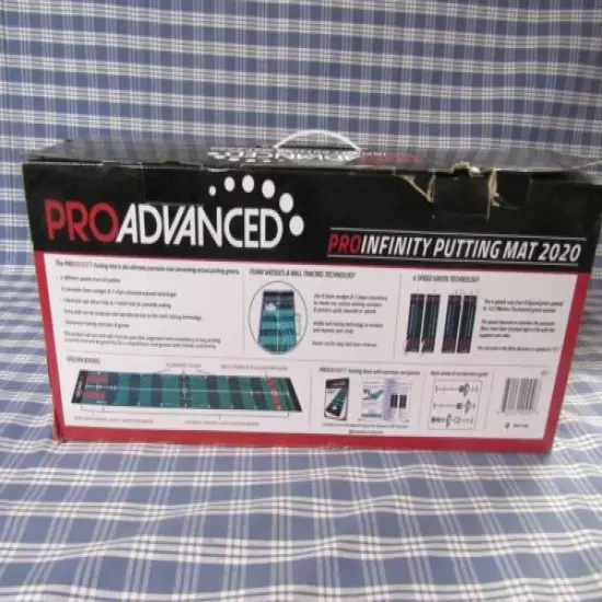 PROADVANCED ProInfinity Putting Mat 2020 - 4 Speed Golf Simulator FREE SHIPPING.