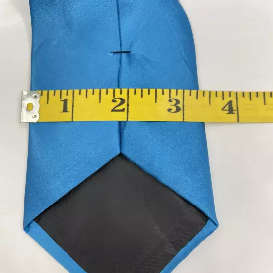 Croft & Barrow Solid Sky Blue Necktie Silk Tie 3.2" x 59"