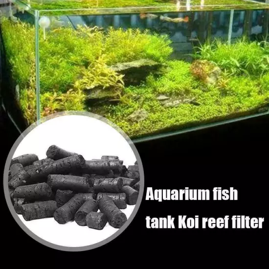 1 Bag of 100g Activated Carbon Charcoal Pellets Aquarium Filters Fish Tank US