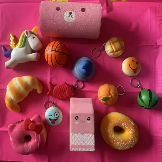 Lot Of Squishy Toys